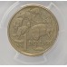 AUSTRALIA 2000 . ONE 1 DOLLAR COIN . ERROR . MULE . STRUCK ON TEN 10 CENTS